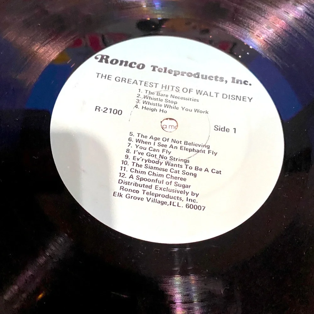 WALT DISNEY 1976 THE GREATEST HITS OF WALT DISNEY VINYL RECORD 24 SONGS RONCO - Picture 12 of 15